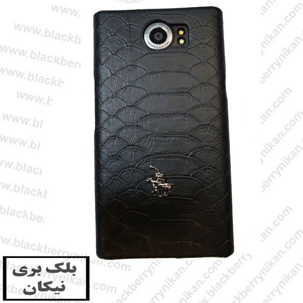 بک گارد چرمی پولو بلک بری Priv