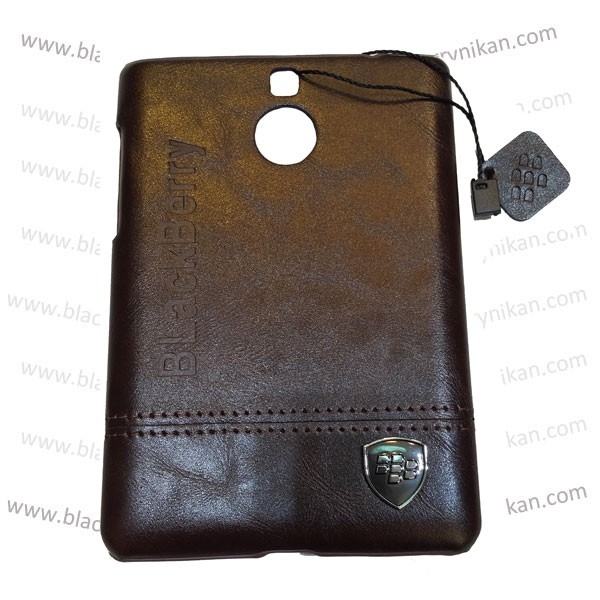 گارد چرمی لوگودار بلک بری Passport Silver