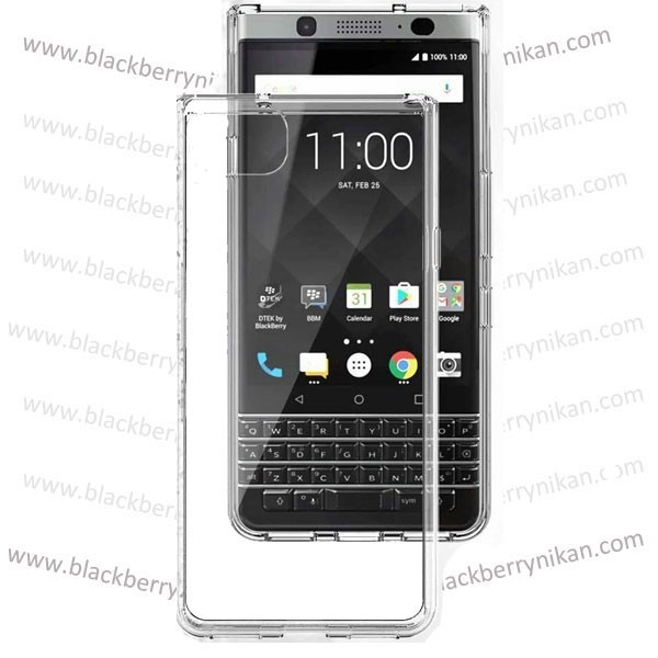 گارد شیشه ای دور رنگی بلک بری Keyone